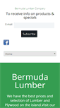 Mobile Screenshot of bermudalumber.com