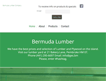 Tablet Screenshot of bermudalumber.com